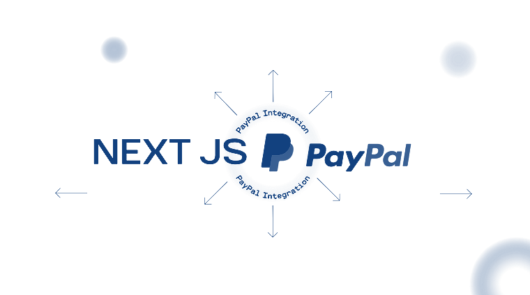 The article's cover art: the Next.js and PayPal logos